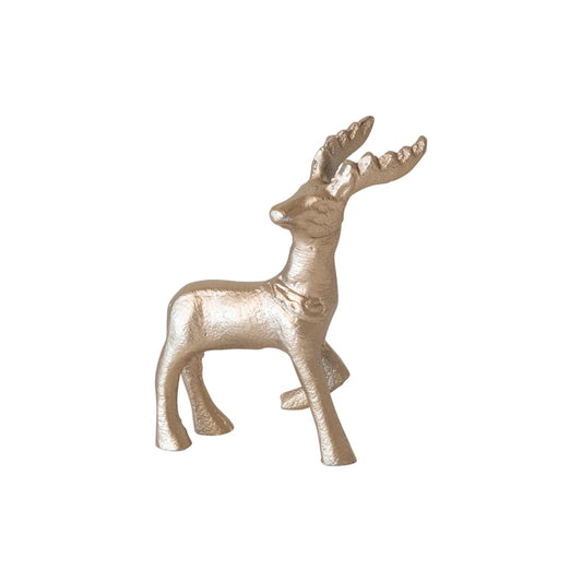 Champagne Cast Aluminum Reindeer