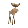 Hammered Cast Aluminum Moose