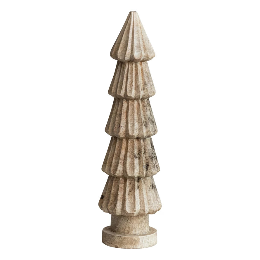 Carved Mango Wood Tree Sitter