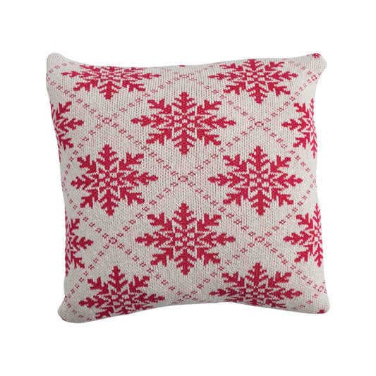Snowflake Pattern Cotton Pillow