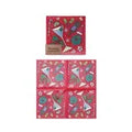 Paper Cocktail Napkins with Holiday Pattern