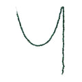 Green Iridescent Finish Glitter Ball Garland