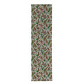 Chambray Cotton Runner with Holiday Botanical Print