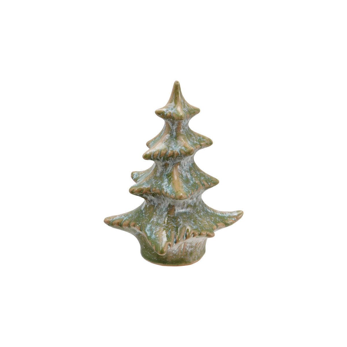 Greenstone Reactive Glaze Stoneware Tree