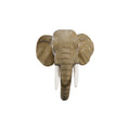 Foam & Fabric Elephant Head Wall Decor