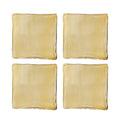 Gold Artisan Glass Coasters