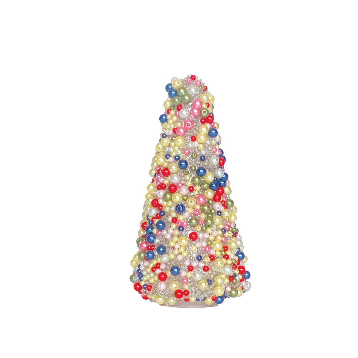 Multicolor Beaded Glass Tree