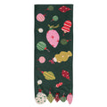 Cotton Printed Table Runner with Beaded Ornaments