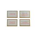 Metal & Glass Frame with Easel & Christmas Saying
