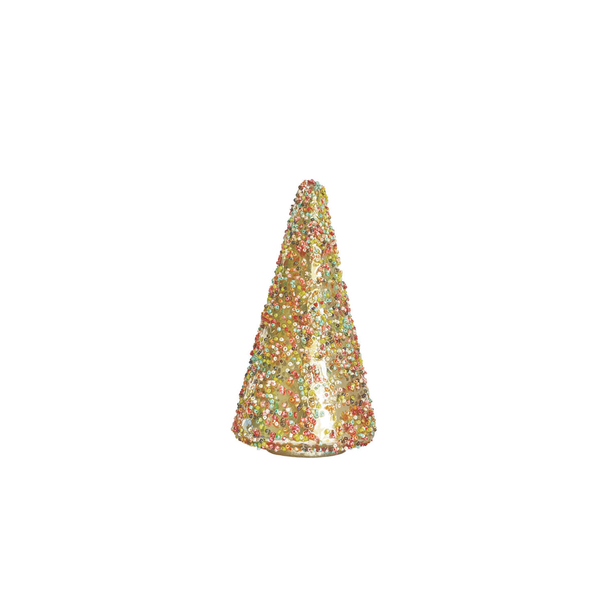Mercury Glass Tree with Beads