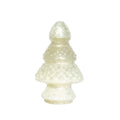 White Embossed Mercury Glass Tree