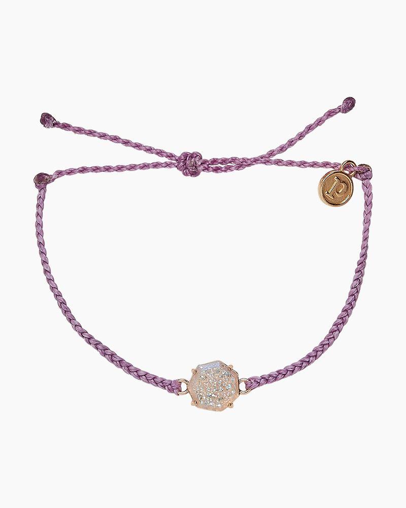 Rainbow Geode Rose Gold Bracelet