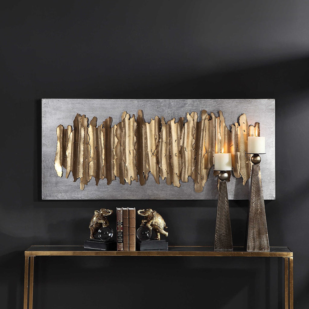 Lev Metal Wall Décor, Silver