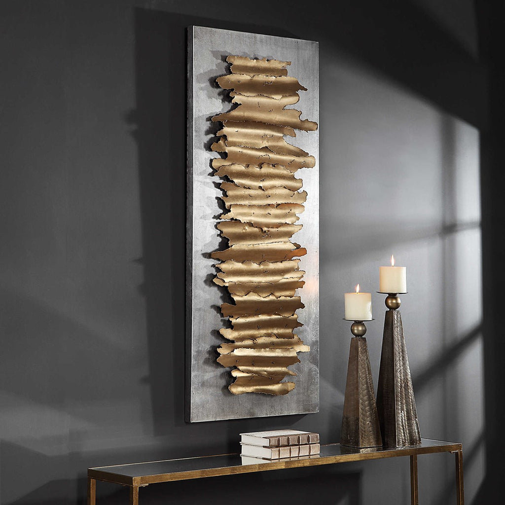 Lev Metal Wall Décor, Silver