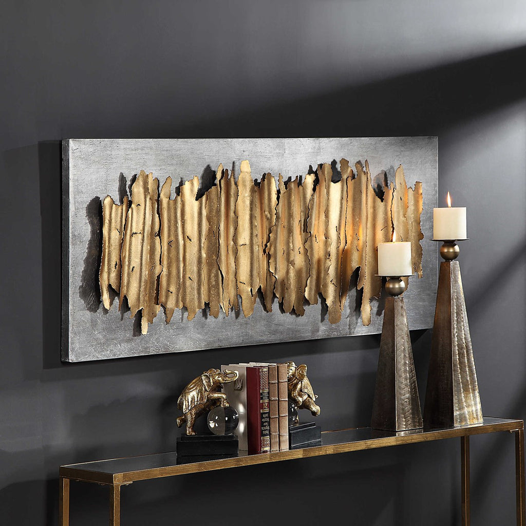Lev Metal Wall Décor, Silver