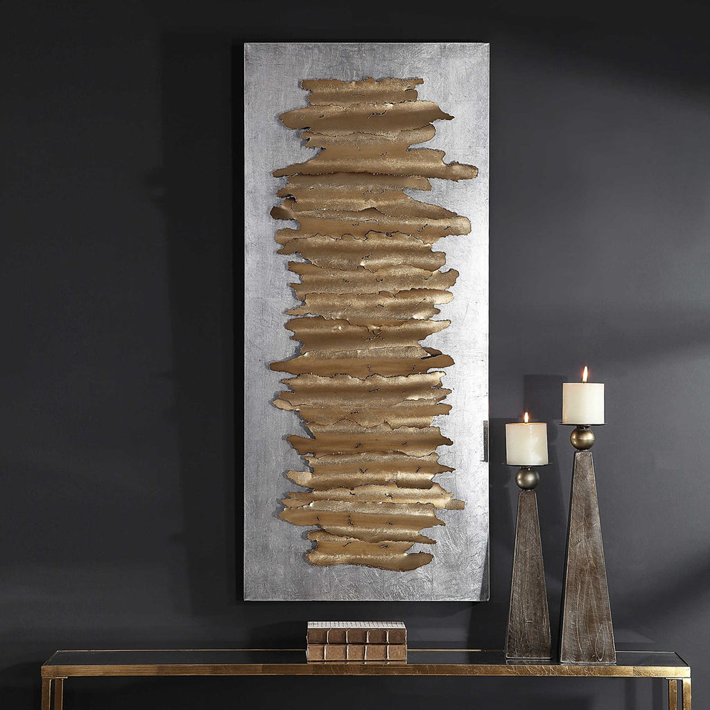 Lev Metal Wall Décor, Silver