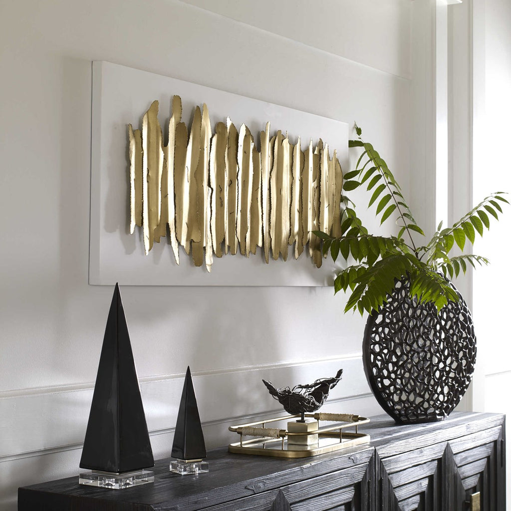 Lev Metal Wall Décor, White