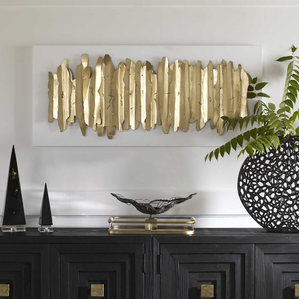 Lev Metal Wall Décor, White