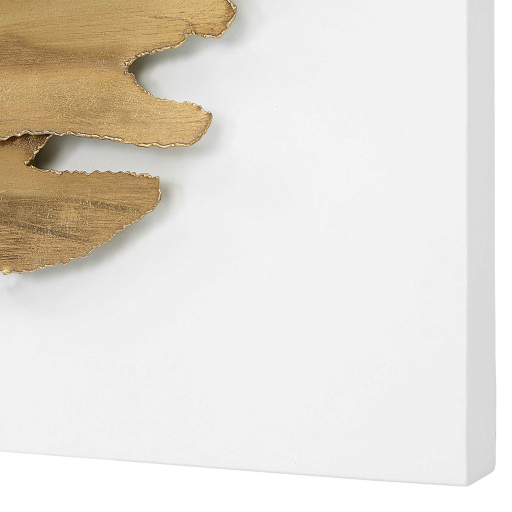 Lev Metal Wall Décor, White
