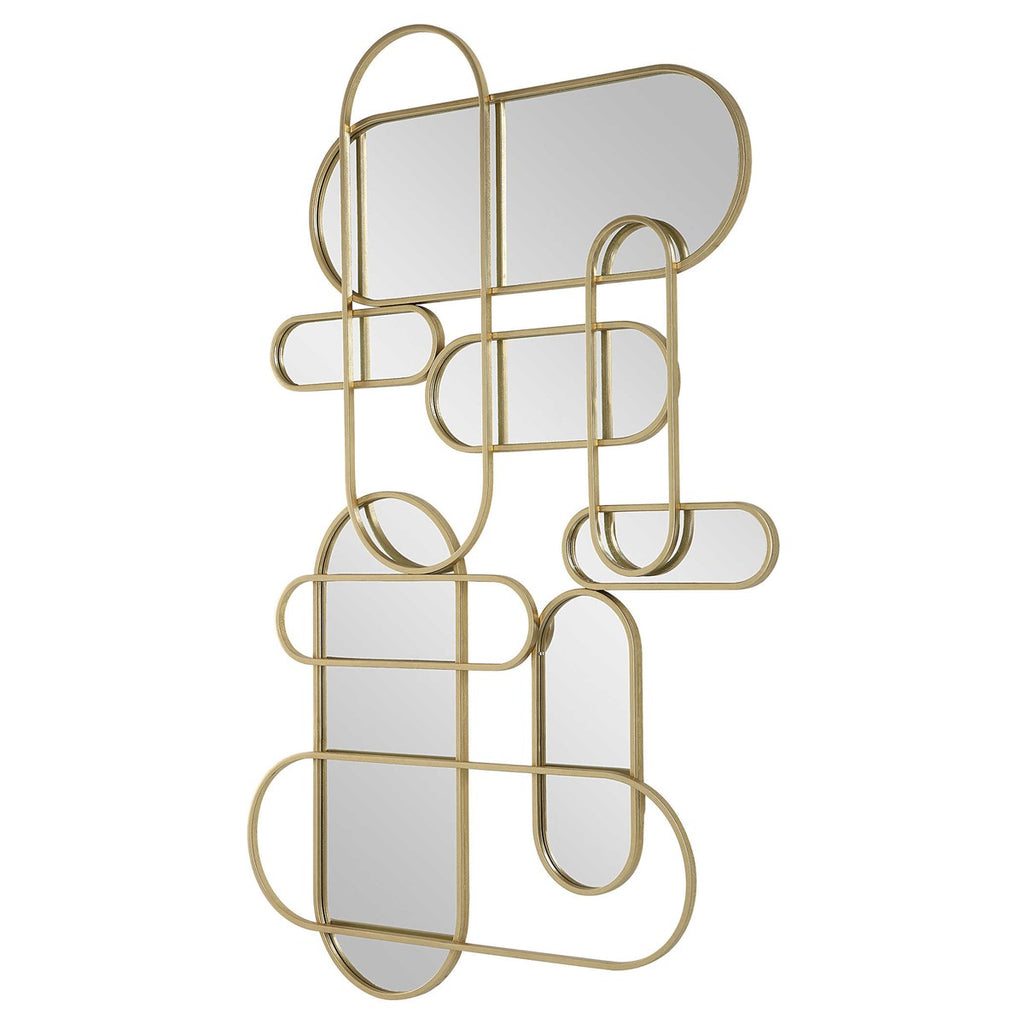 On Track Mirrored Wall Decor