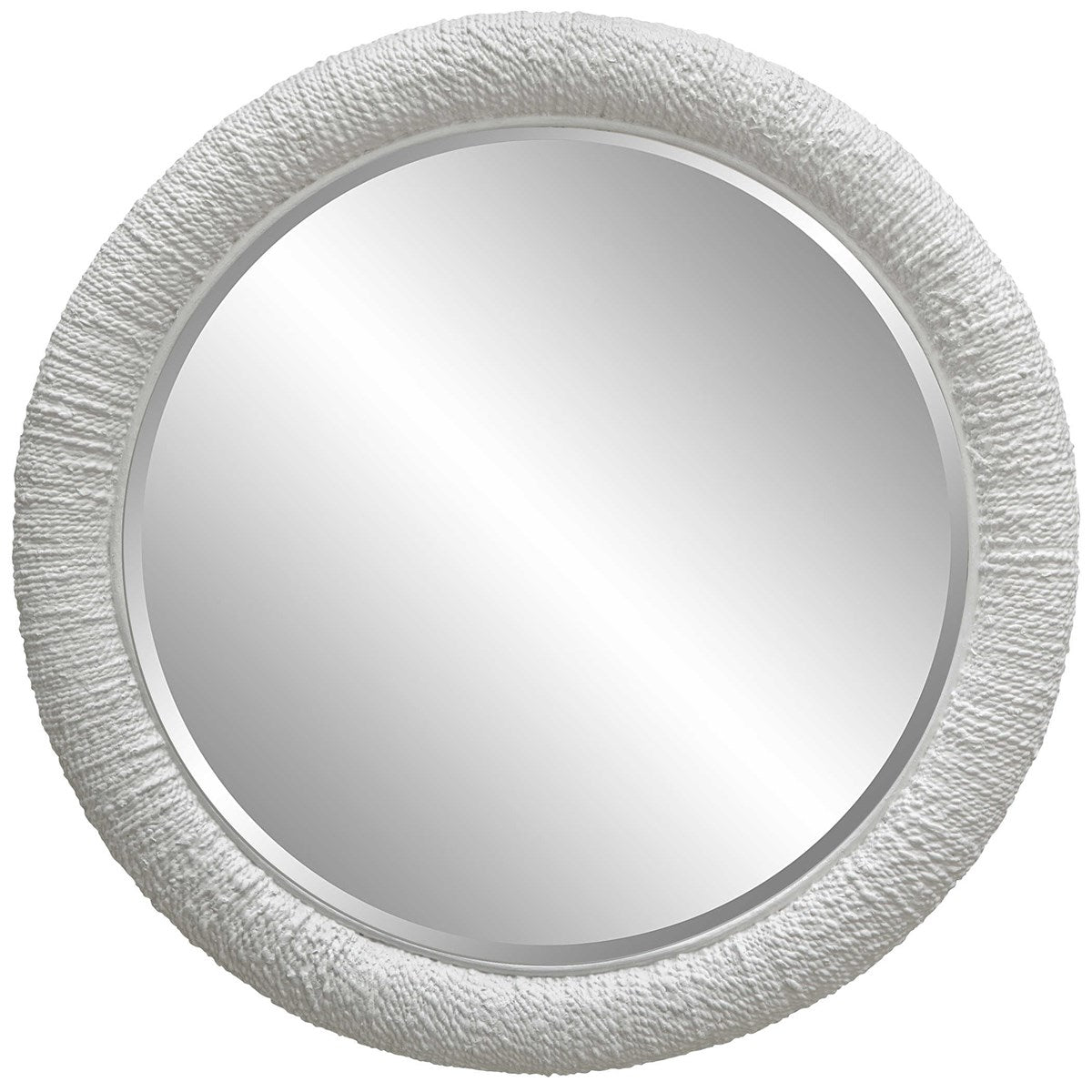 Mariner Round Mirror, White
