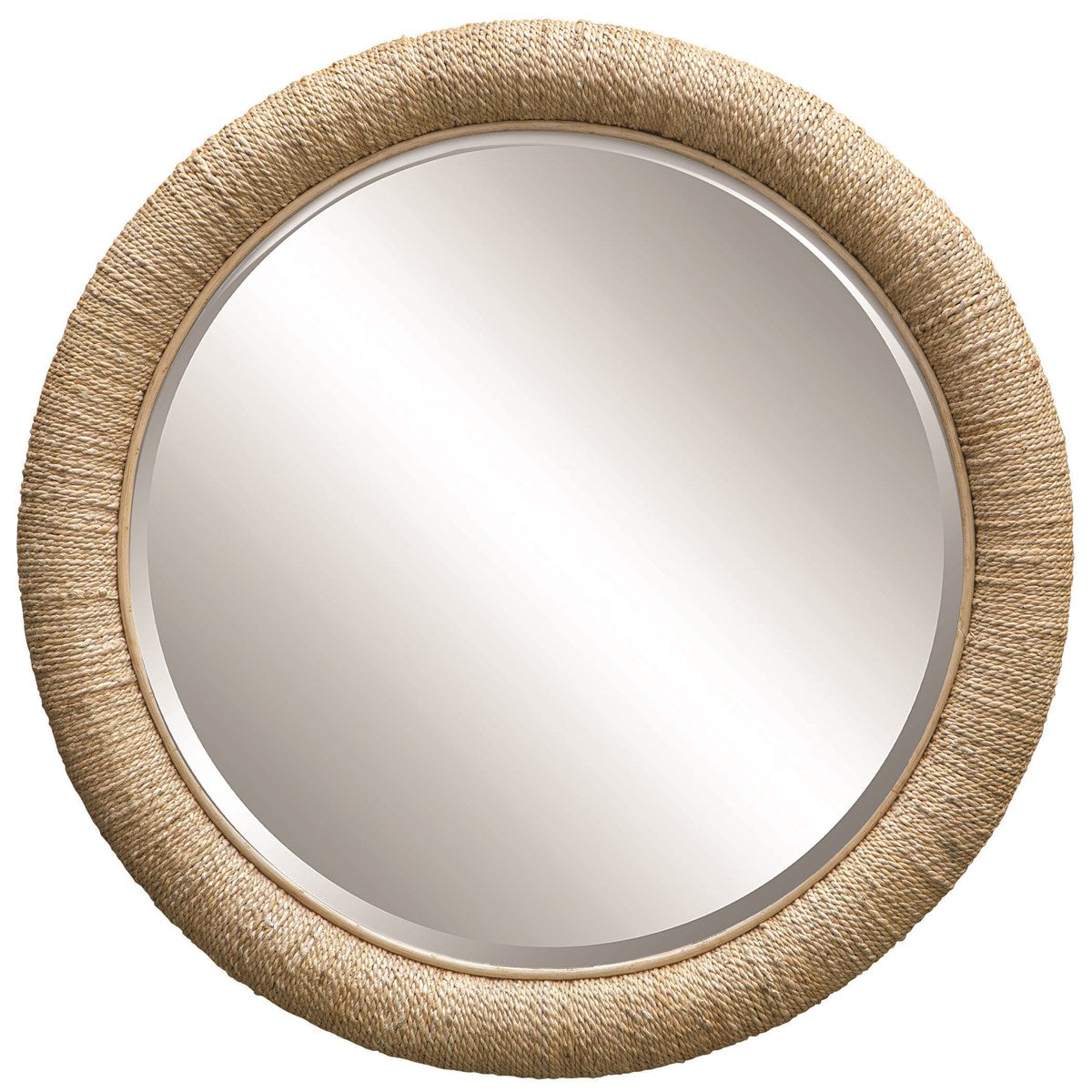 Mariner Round Mirror, Natural