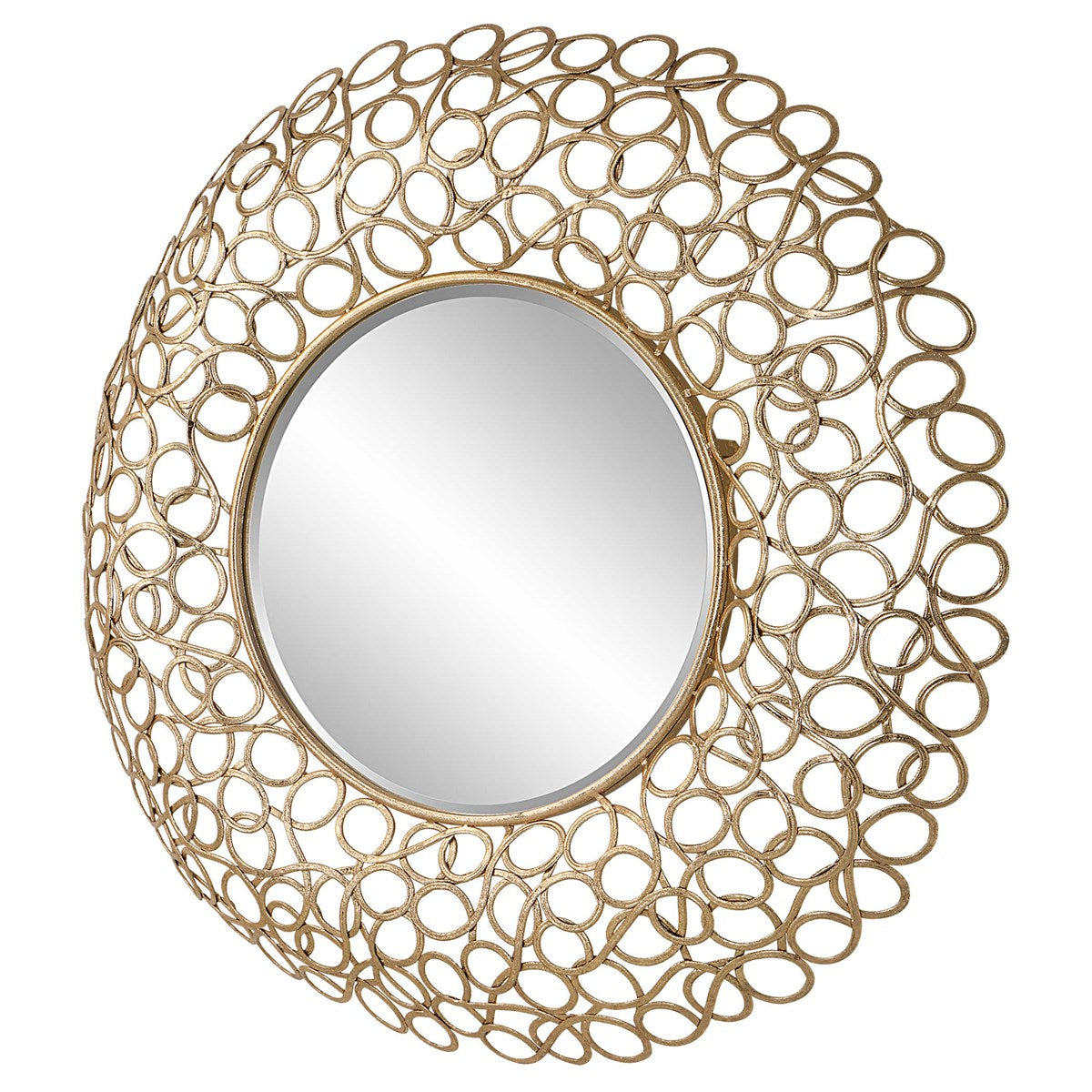 Swirl Round Mirror