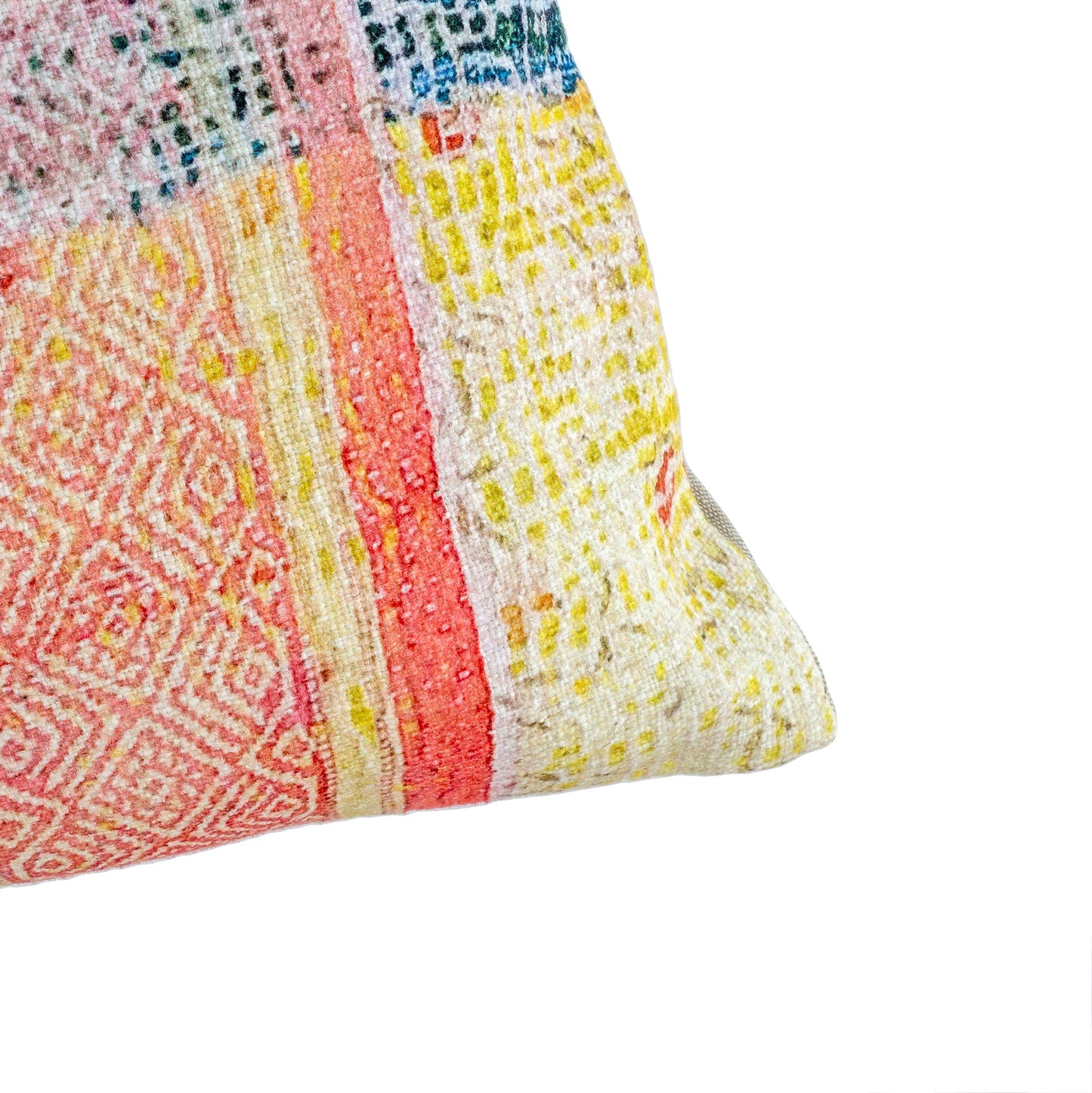 Kantha Cloth Printed Pillow