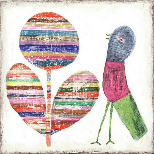 Flower and Bird Wall Art