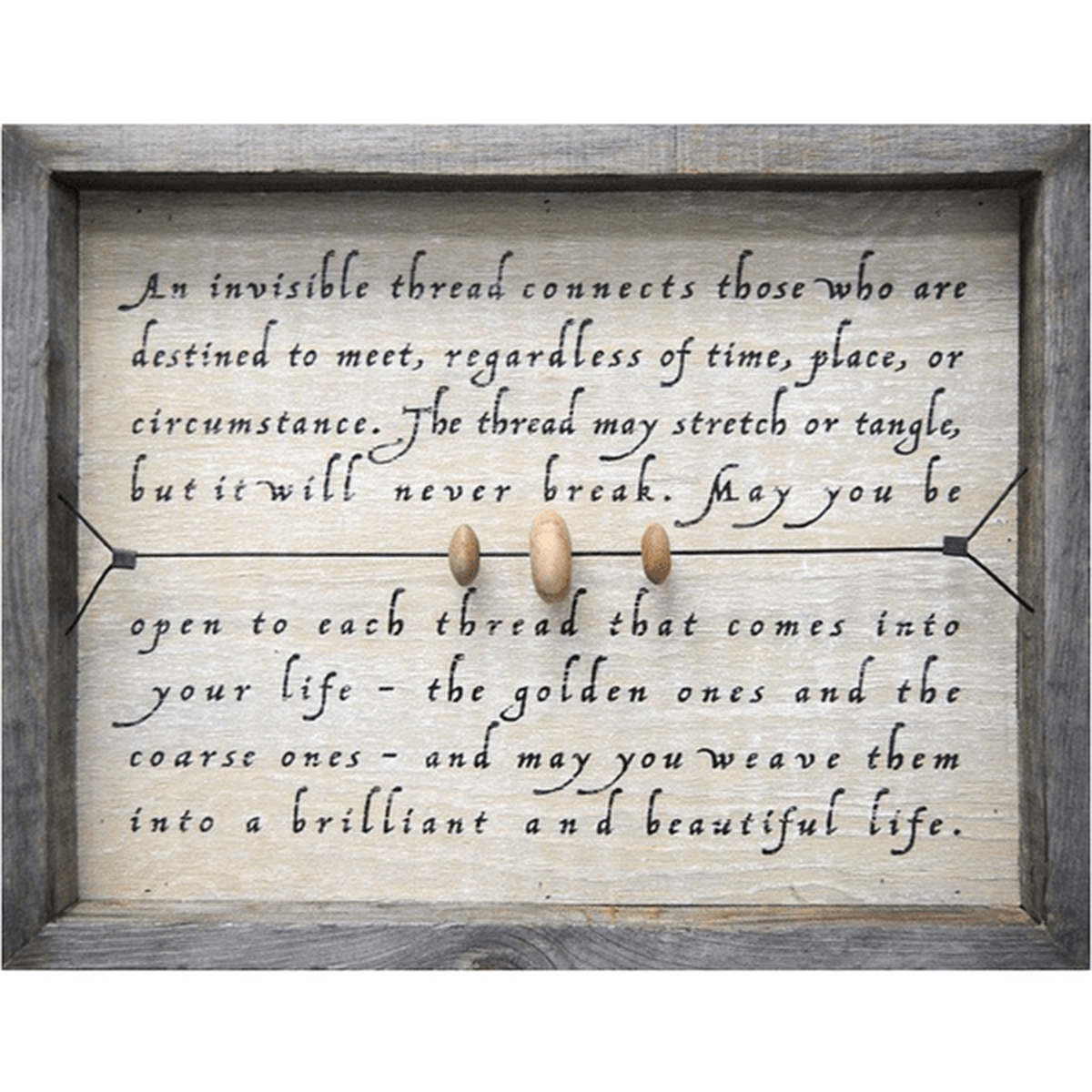 An Invisible Thread Art