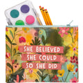 She Believed She Could Zipper Pouch