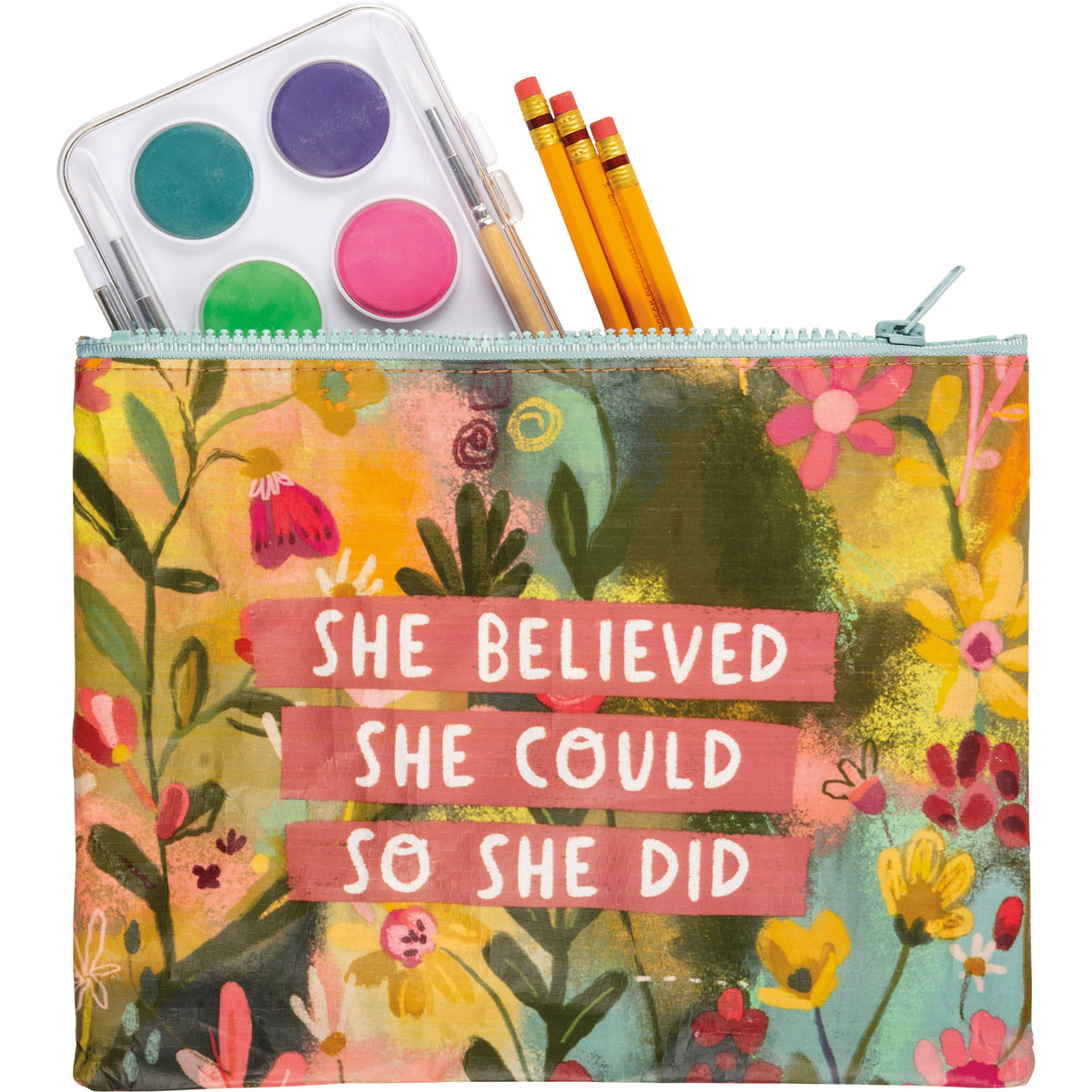 She Believed She Could Zipper Pouch