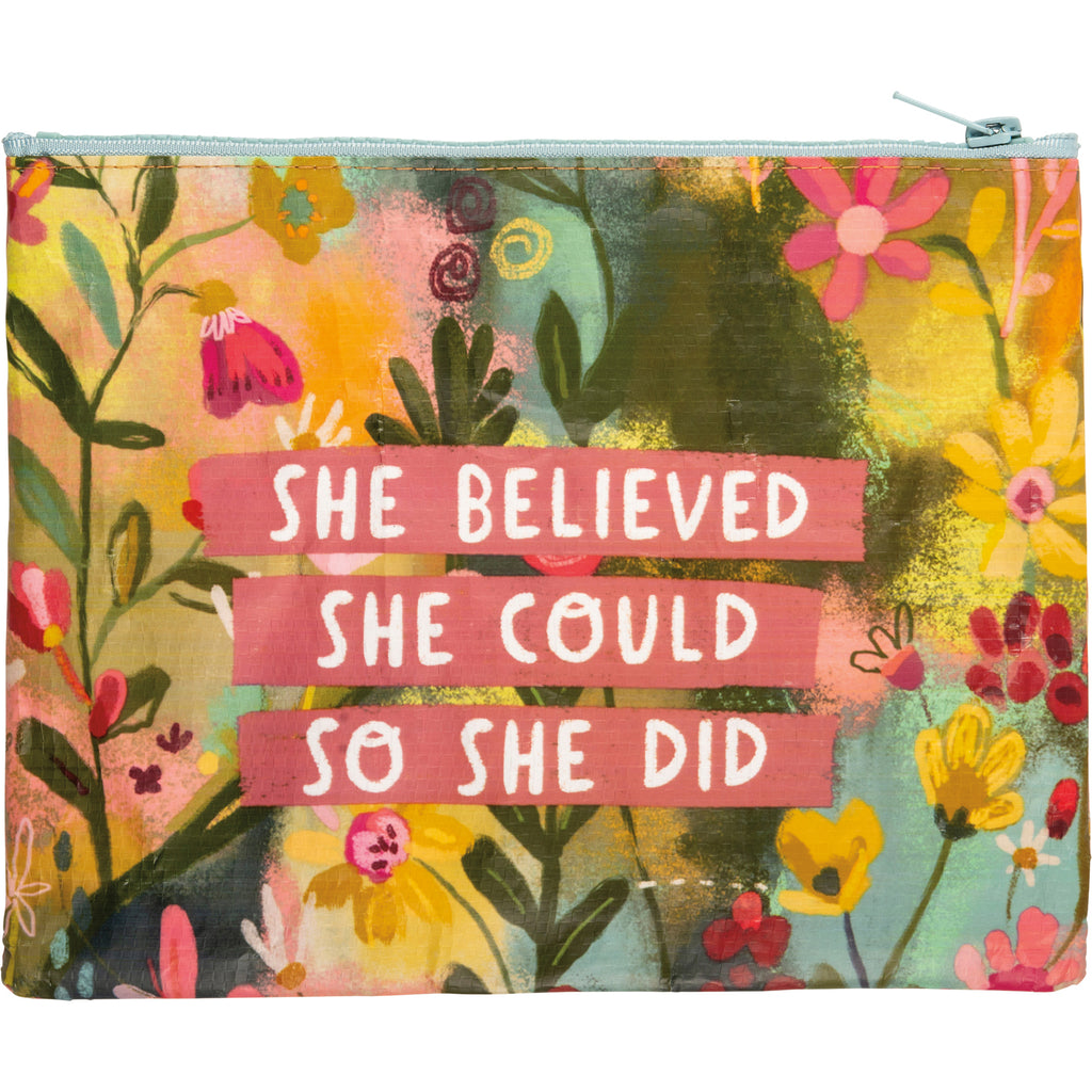She Believed She Could Zipper Pouch