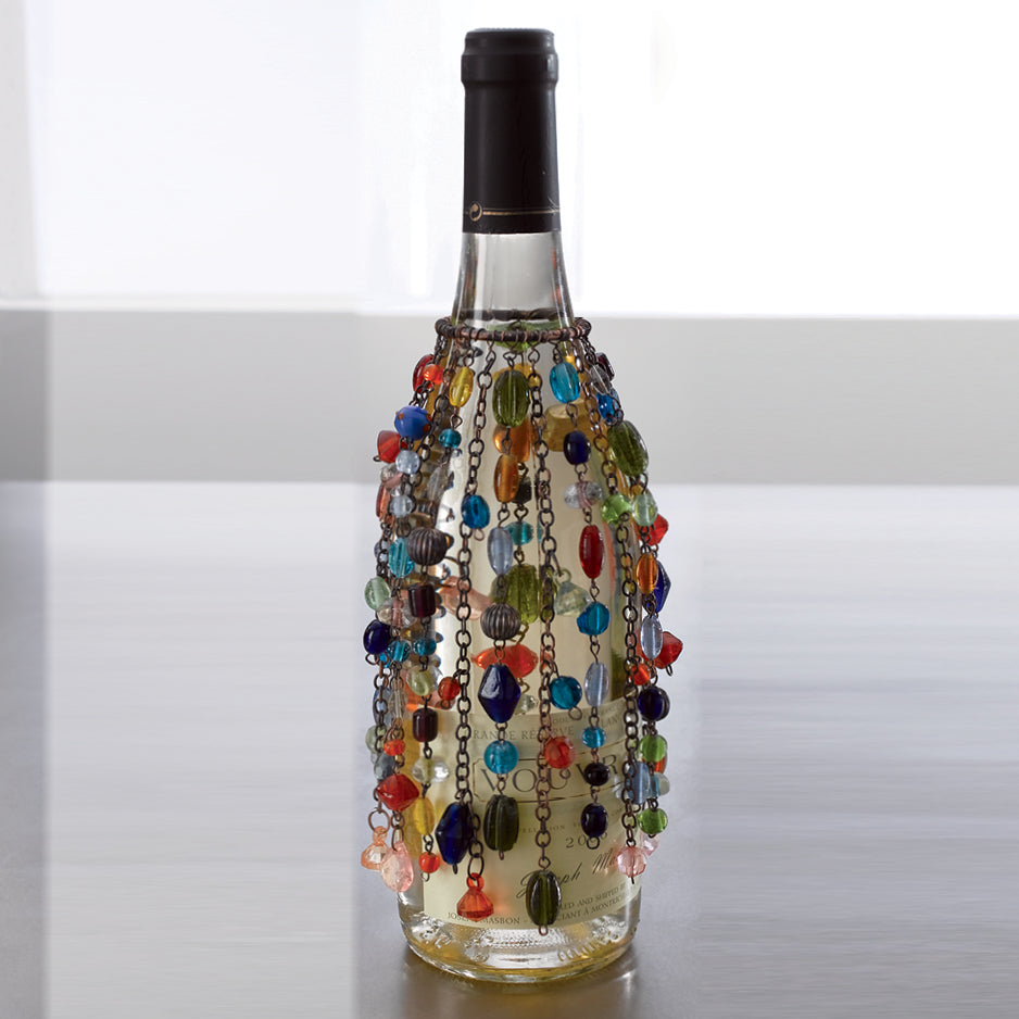 Beaded Bottle Cover