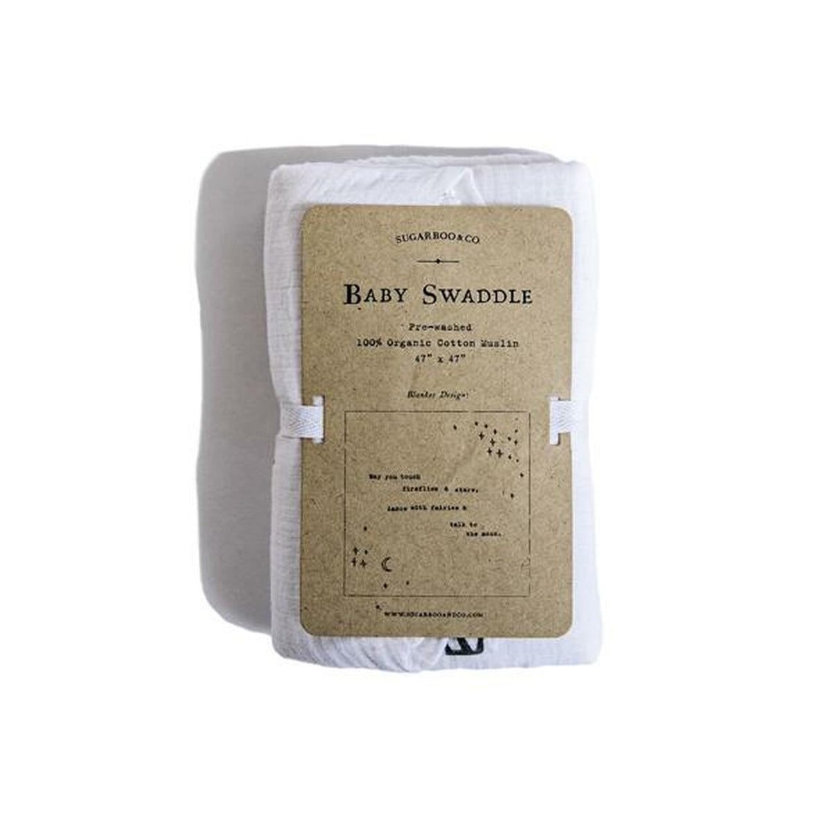 Camp Letter Baby Swaddle
