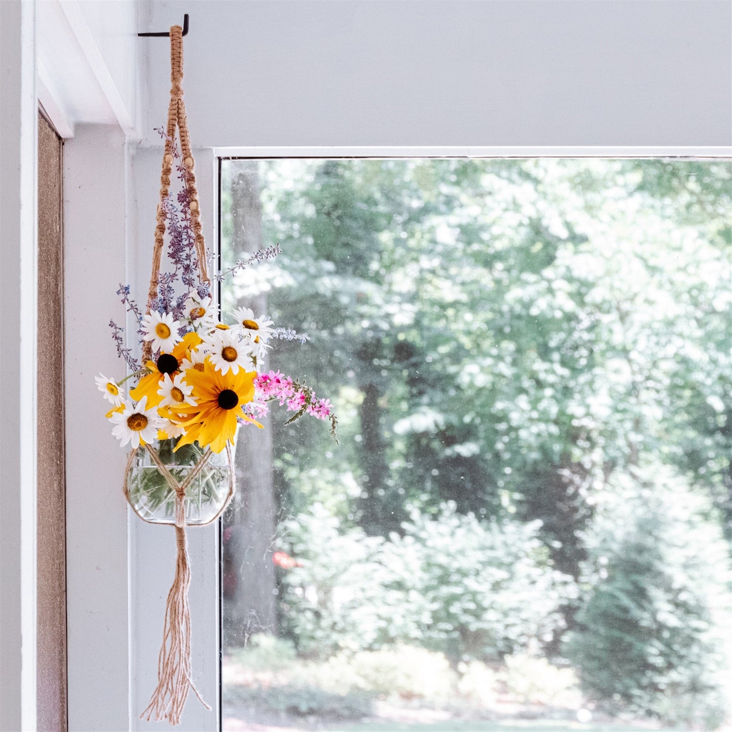Mini Macramé Hanging Flower Pot