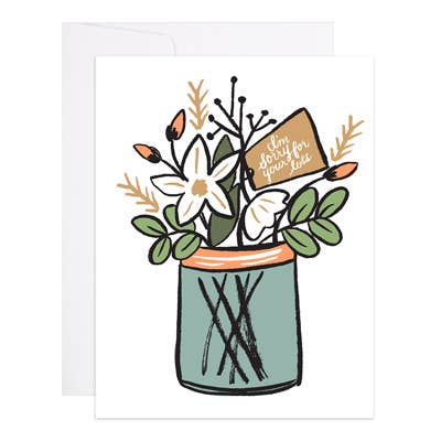 Sorry For Your Loss Floral Card