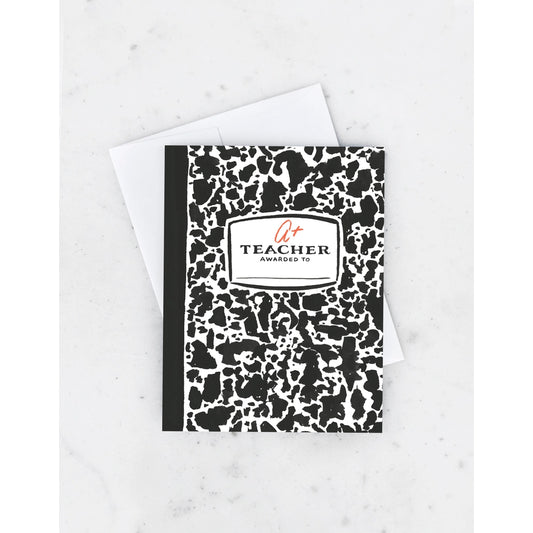 Composition Book Card