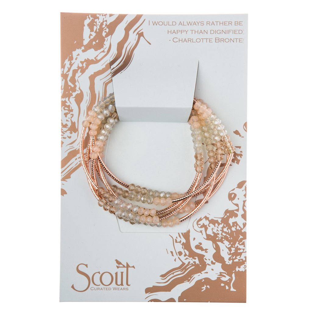 Scout Wrap : shell/rose gold