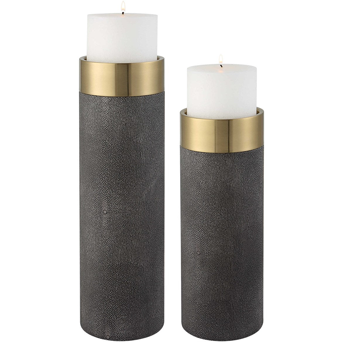 Wessex Candleholders, Gray