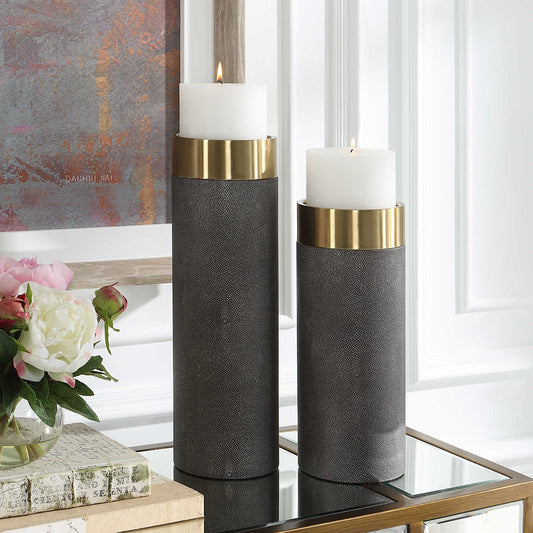 Wessex Candleholders, Gray