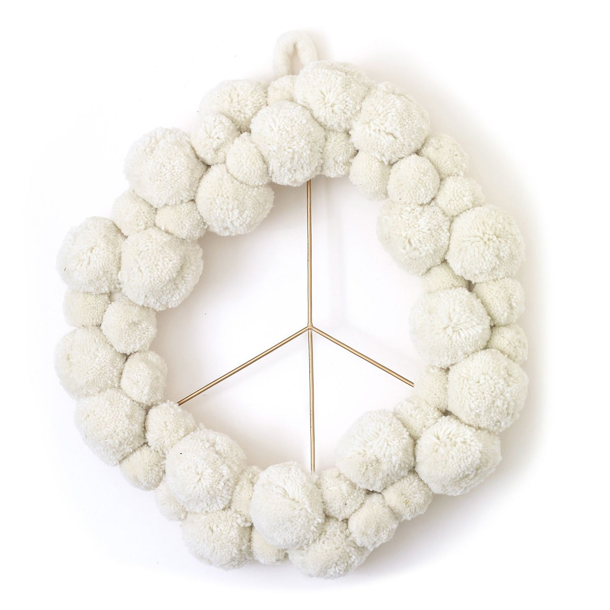 Peace & Pom Wreath