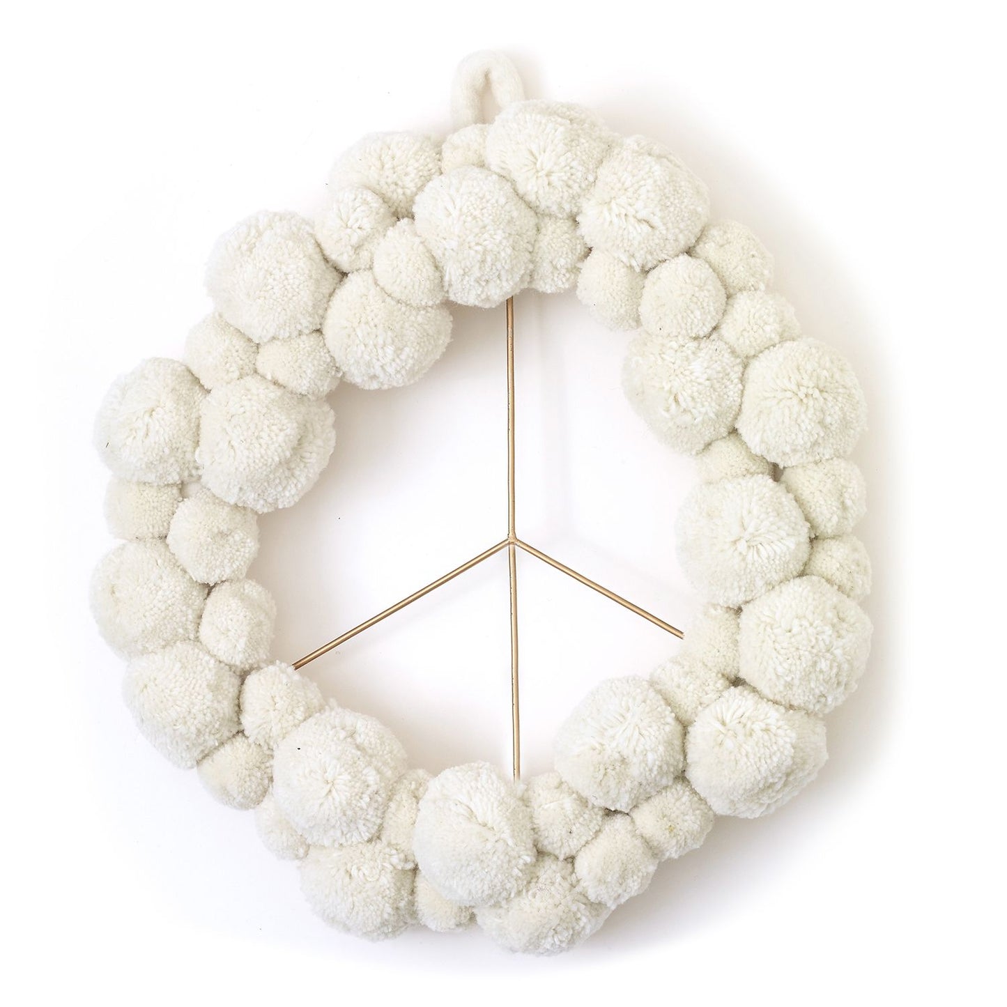 Peace & Pom Wreath