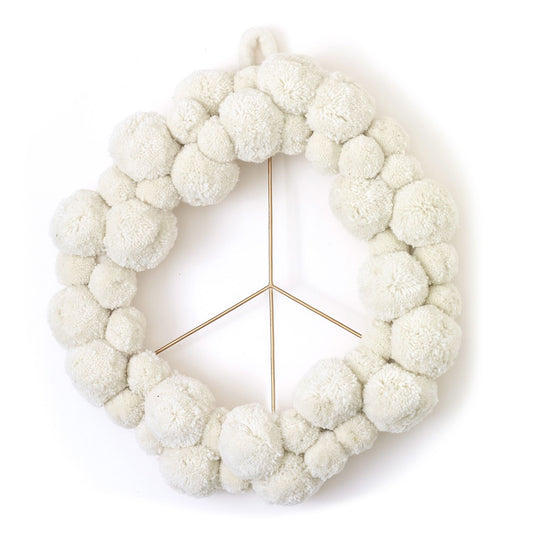 Peace & Pom Wreath