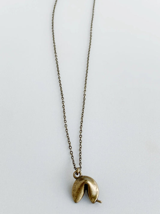 Fortune Cookie Necklace