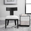Idris Armless Chair, Charcoal