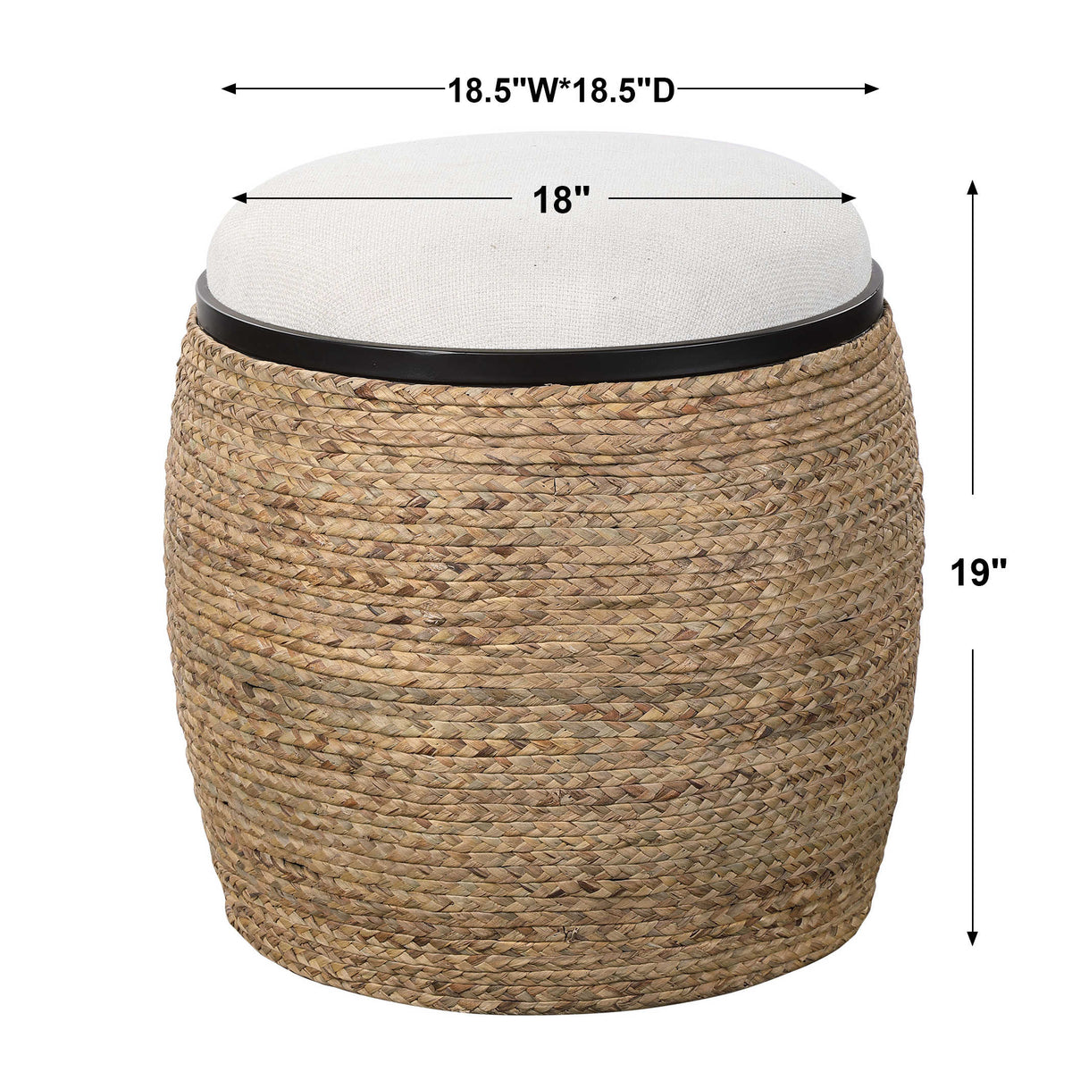 Island Ottoman, Small Round