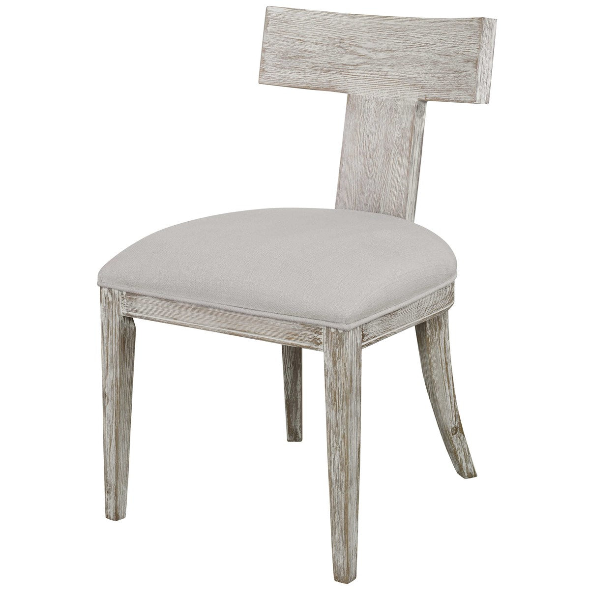 Idris Armless Chair, White