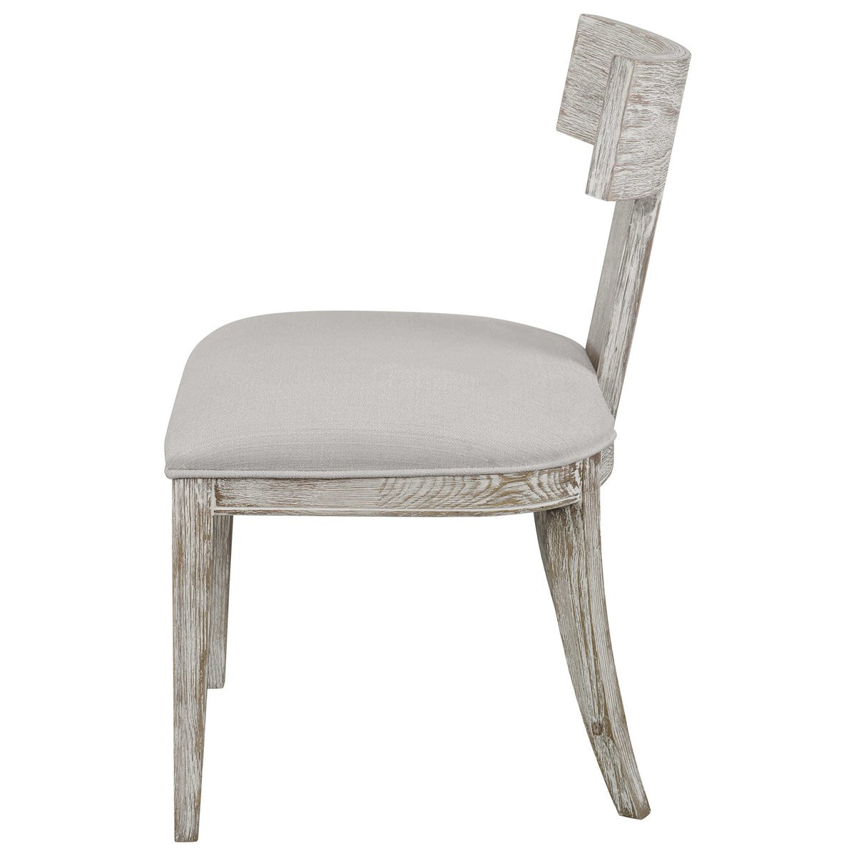 Idris Armless Chair, White