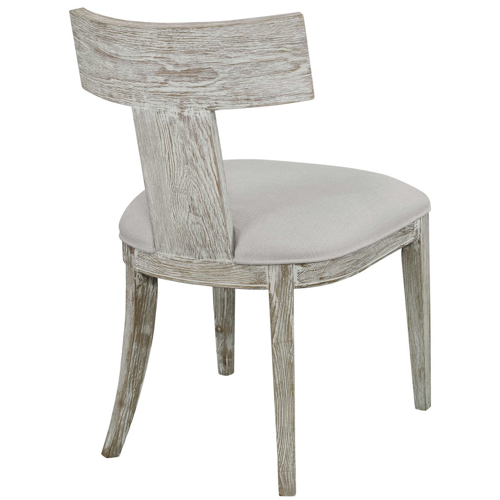 Idris Armless Chair, White